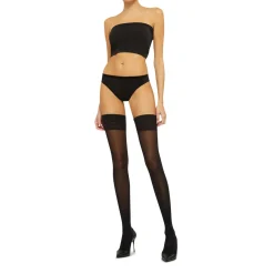 New Velvet de Luxe Stay Ups Black Women Lingerie|Hosiery