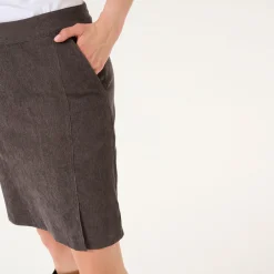 Outlet Vera Corduroy Mid-Rise Skirt Women Skirts