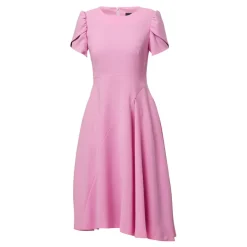 Vera Puff Sleeve Flared Dress Women Dresses