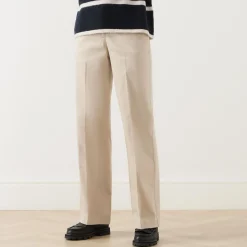 Vera Rita Mid-Rise Wide Leg Trousers Women Trousers & Shorts