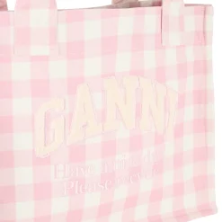 Outlet Vichy Check Large Shopper Tote Bag Women Tote Bags