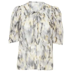 Vicki Printed Blouse Women Tops