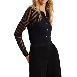 Discount Vida Striped Shirt Women Tops