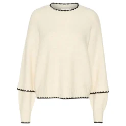 Villi Contrast Trim Sweater Women Sweaters & Cardigans