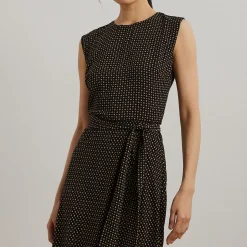 Best Vilodie Geo-Print Belted Dress Women Dresses