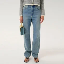 Clearance Vintage Straight Leg Jeans Women Denim