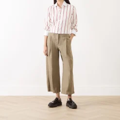 New Vista Cropped Barrel Leg Trousers Women Trousers & Shorts