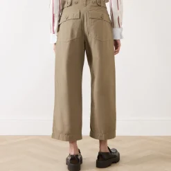 New Vista Cropped Barrel Leg Trousers Women Trousers & Shorts