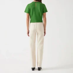 Vita Tape Trim T-Shirt Women Tops