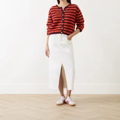 Best Vitow Striped Cardigan Women Sweaters & Cardigans