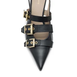 Best Vivian Buckle Slingback Pumps Women Heels
