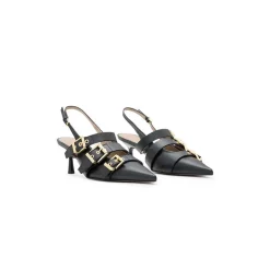 Best Vivian Buckle Slingback Pumps Women Heels