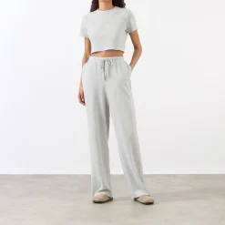 Sale Waffle Straight Leg Sweatpants Women Activewear