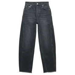 Best Washed Tapered Barrel Jeans Women Denim