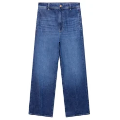 Clearance Washed Wide Leg Jeans Women Denim