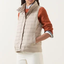Discount Water-Repellent Padded Gilet Women Coats & Jackets