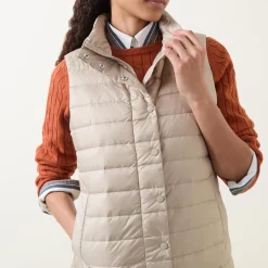 Discount Water-Repellent Padded Gilet Women Coats & Jackets