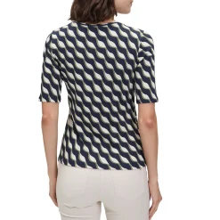 Hot Wave Graphic T-Shirt Women Tops