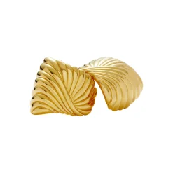 Clearance Wavy Ridge Ripple Earrings Women Earrings