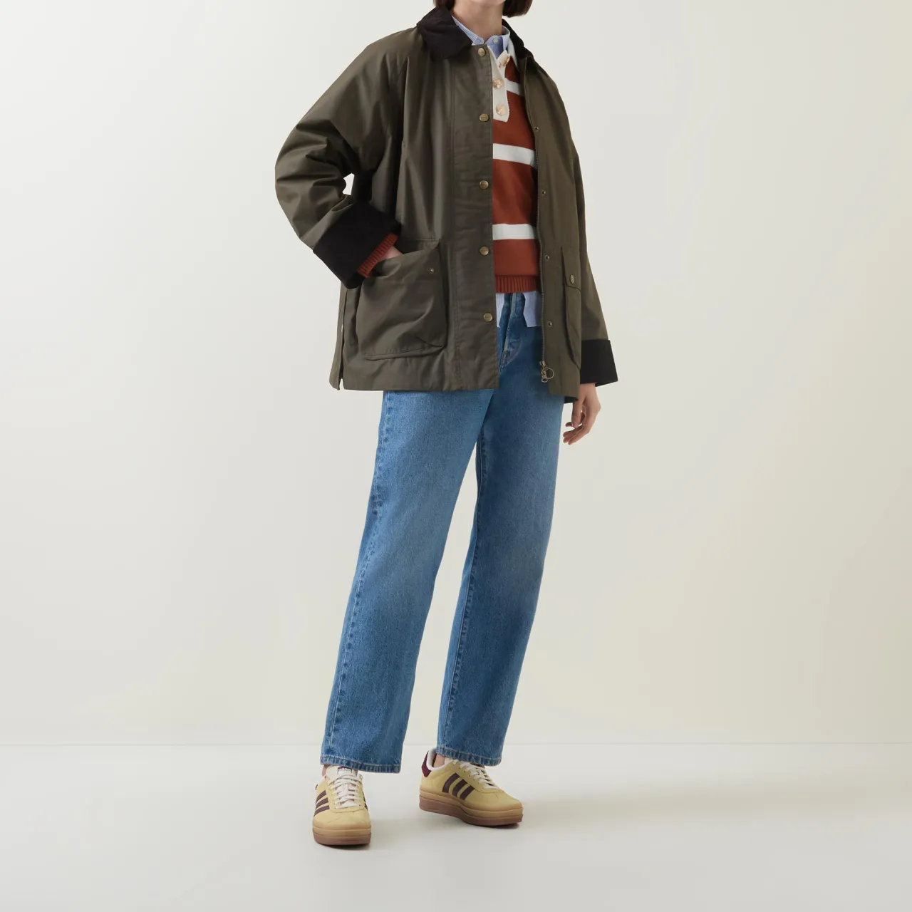 Hot Waxed Barn Jacket Women Coats & Jackets