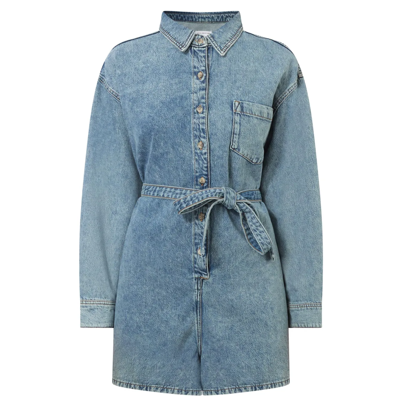 Weightless Denim Playsuit Women Jumpsuits