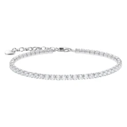 Online White Zirconia Halo Pendant Bracelet Women Bracelets