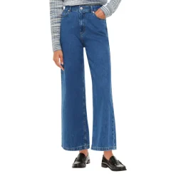 Sale Wide Leg Cropped Jean Women Denim
