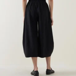 Wide Leg Cropped Trousers Women Trousers & Shorts