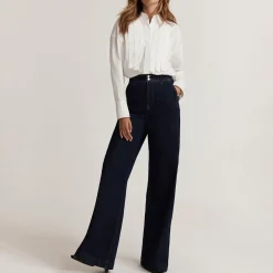 Outlet Wide-Leg Jeans Women Denim