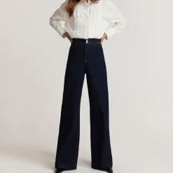 Outlet Wide-Leg Jeans Women Denim