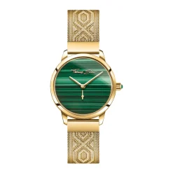 Clearance Women's Watch Garden Spirit Malachite Gold Women Watches