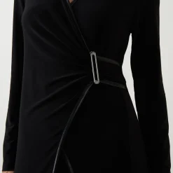 Sale Wrap Wide Leg Jumpsuit Women Jumpsuits