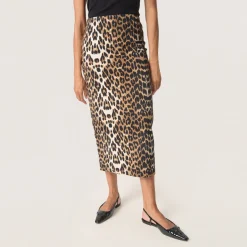 Best Xala Leopard Pencil Skirt Women Skirts