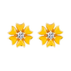Clearance Yellow Flower Earrings Women Earrings