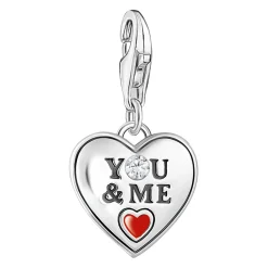 Outlet You & Me Logo Heart Charm Women Charms