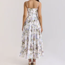 Clearance Ysabella Floral Ribbon Sundress Women Dresses