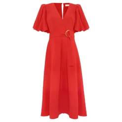 Clearance Zarah Puff Sleeve Flared Dress Women Dresses|Mother Of The Bride