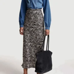 Clearance Zebra Print Slip Skirt Women Skirts