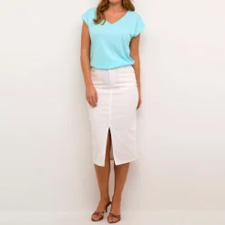 Best Zelina High-Rise Denim Skirt Women Skirts