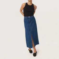 Discount Zianna Denim Skirt Women Skirts