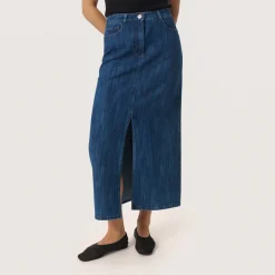 Discount Zianna Denim Skirt Women Skirts