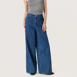 Best Zianna High-Rise Wide-Leg Flared Jeans Women Denim