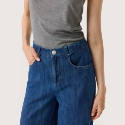 Best Zianna High-Rise Wide-Leg Flared Jeans Women Denim