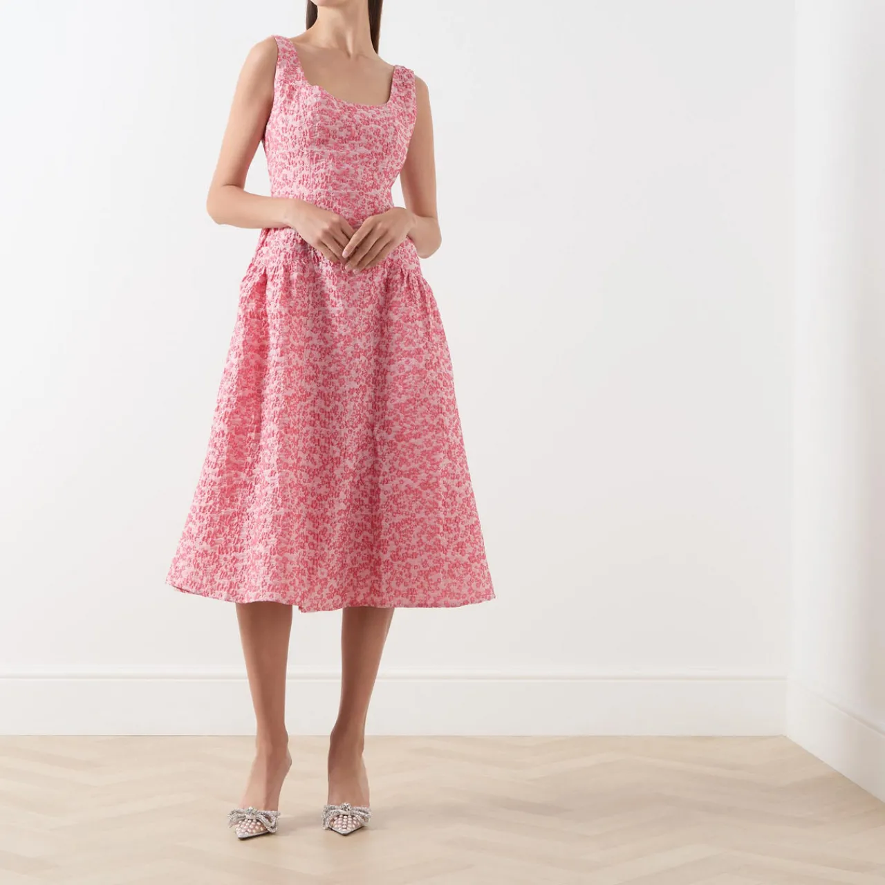 Sale Zinnia Floral Flared Dress Women Dresses|Occasion Dressing