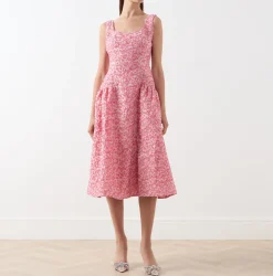Sale Zinnia Floral Flared Dress Women Dresses|Occasion Dressing