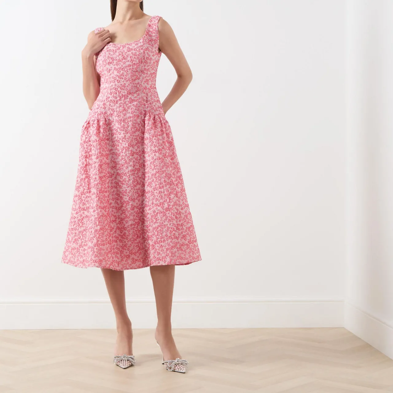 Sale Zinnia Floral Flared Dress Women Dresses|Occasion Dressing