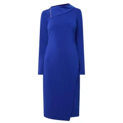Discount Zip-Detail Fitted Dress Women Dresses
