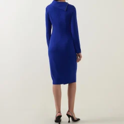 Discount Zip-Detail Fitted Dress Women Dresses