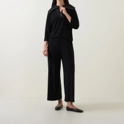 Hot Zip-Detail Wide Leg Jumpsuit Women Jumpsuits