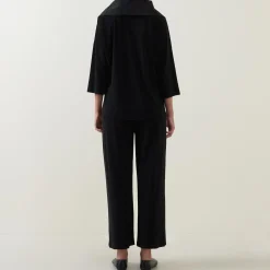 Hot Zip-Detail Wide Leg Jumpsuit Women Jumpsuits